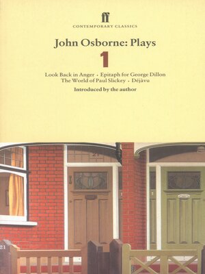 cover image of John Osborne Plays 1